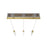 Avenue Original Glacier 3Lt 130" Pendant, Brass/Snow