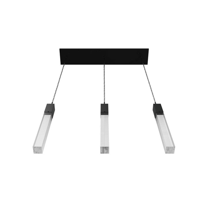 Avenue Original Glacier 3Lt 130" Pendant, Black/Snow