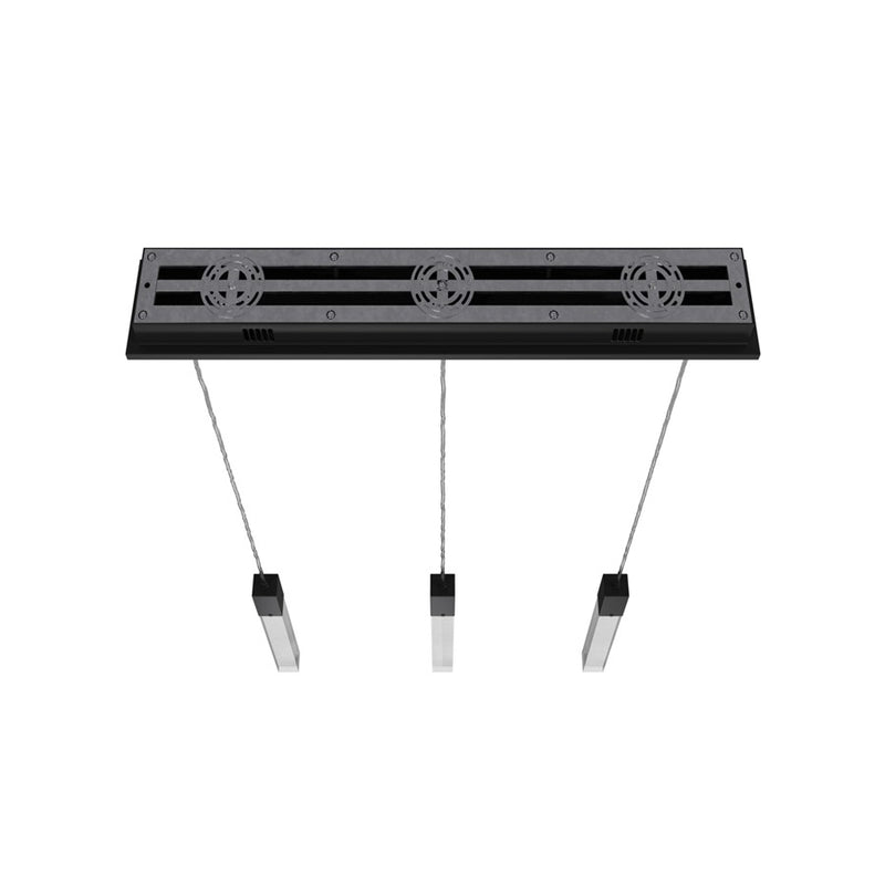 Avenue Original Glacier 3Lt 130" Pendant, Black/Snow