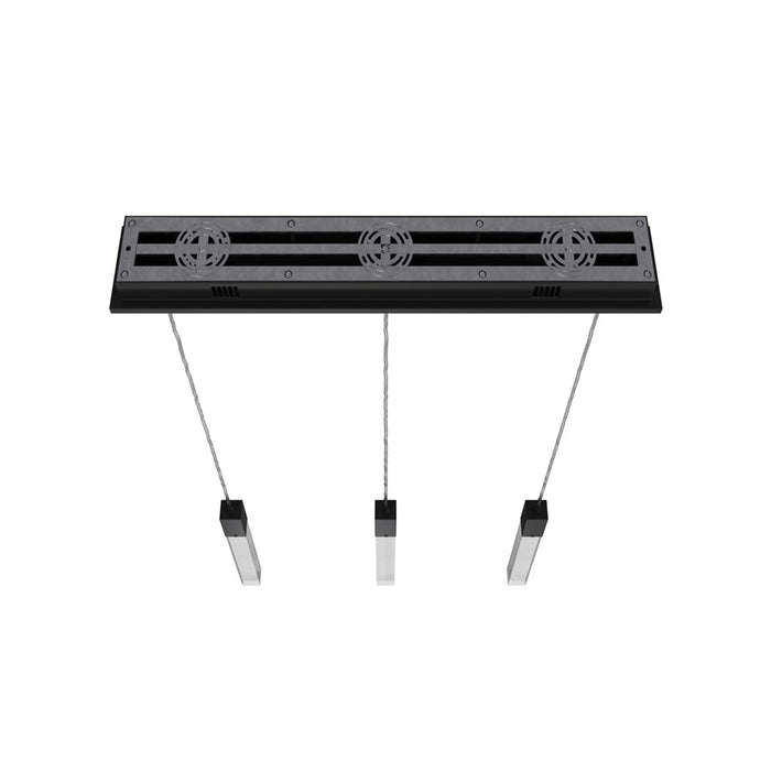 Avenue Original Glacier 3Lt 130" Pendant, Black/Snow