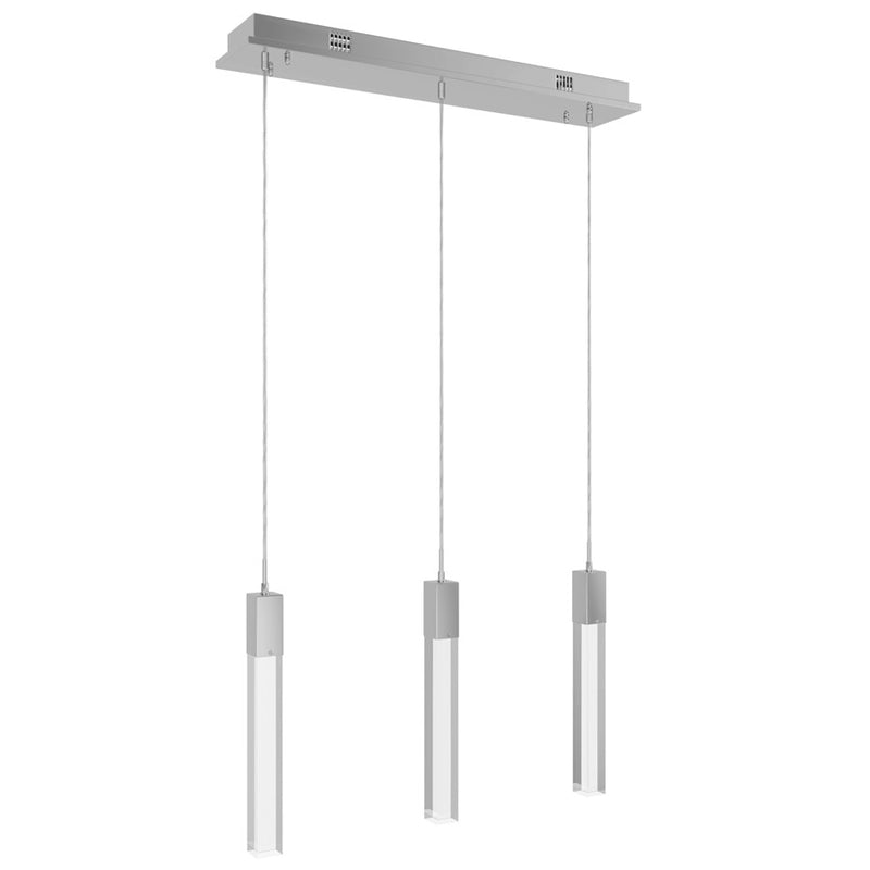Avenue Original Glacier 3Lt 130" Pendant, Chrome/Crystal - HF1900-3-GL-CH-C