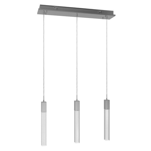 Avenue Original Glacier 3Lt 130" Pendant, Chrome/Snow - HF1900-3-GL-CH-SNW