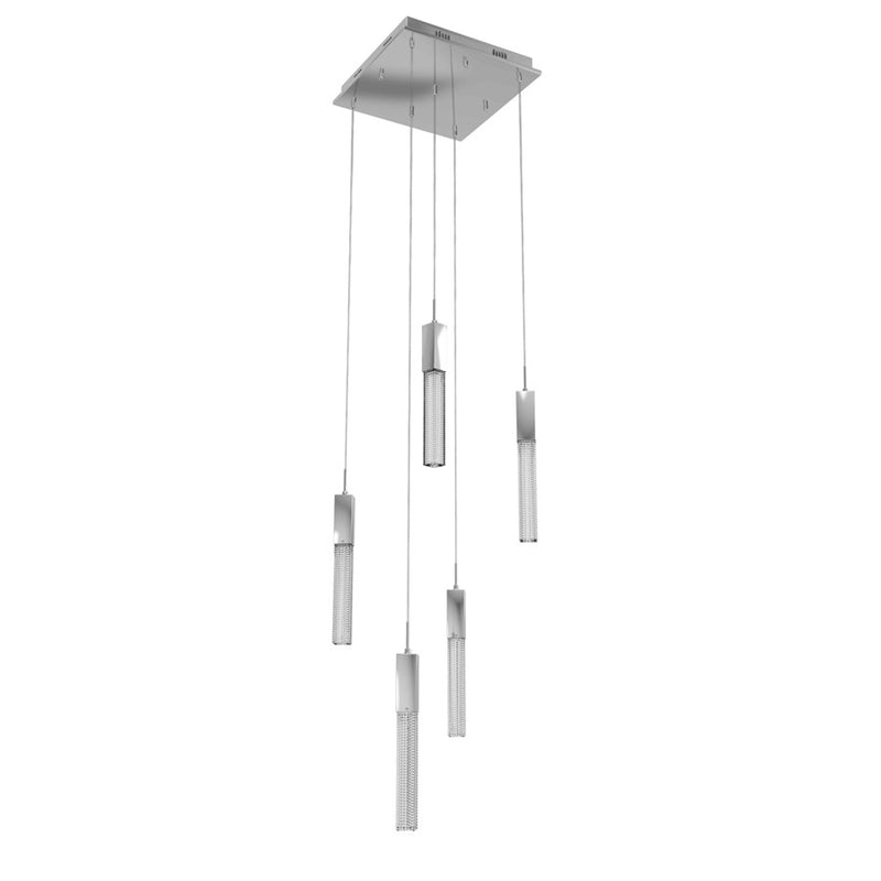 Avenue Lighting Boa 5Lt 144" Pendant/Multi Port, Chrome - HF1900-5-BOA-CH