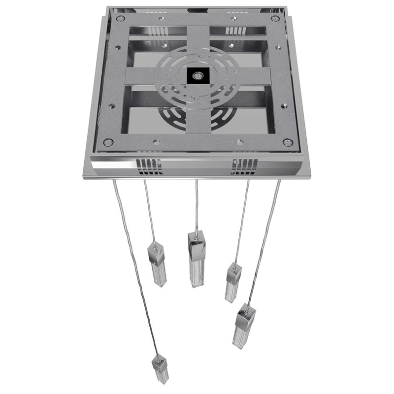 Avenue Lighting Boa 5Lt 144" Pendant/Multi Port, Chrome - HF1900-5-BOA-CH