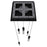 Avenue Original Glacier 5Lt 144" Pendant, Black/Snow