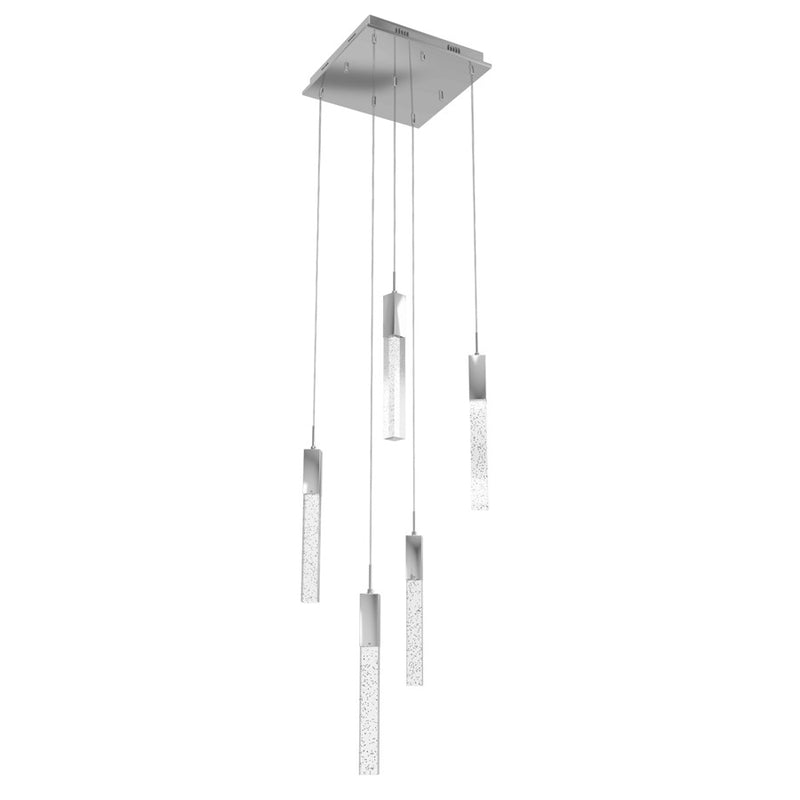 Avenue Original Glacier 5Lt 144" Pendant, Chrome/Bubble Crystal - HF1900-5-GL-CH