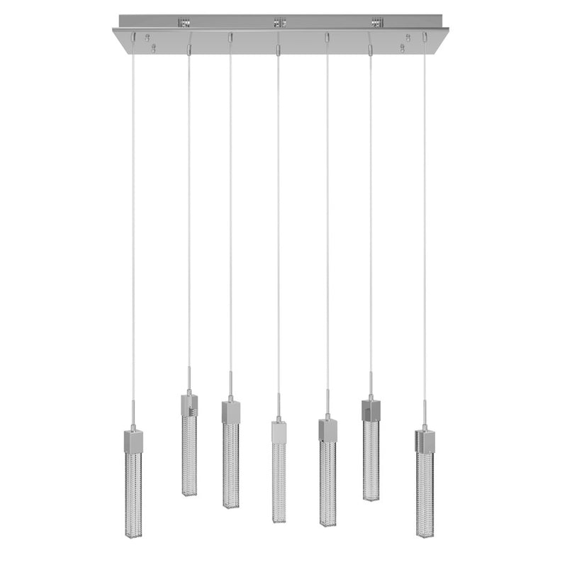 Avenue Lighting Boa 7 Light 130" Pendant, Polished Chrome - HF1900-7-BOA-CH