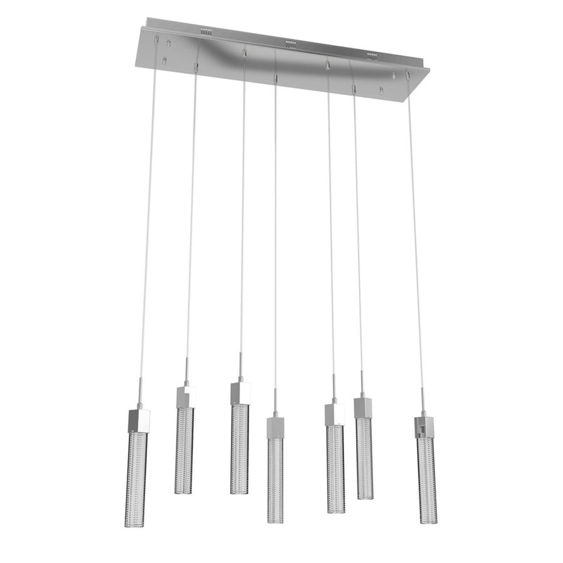 Avenue Lighting Boa 7 Light 130" Pendant, Polished Chrome - HF1900-7-BOA-CH