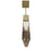 Avenue Lighting Aspen 1Lt 120" Pendant, Brass/Bubbled Crystal