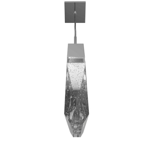 Avenue Lighting Aspen 1Lt 120" Pendant, Chrome/Bubbled Crystal