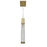 Avenue Lighting Boa 1 Light 120" Pendant, Brushed Brass
