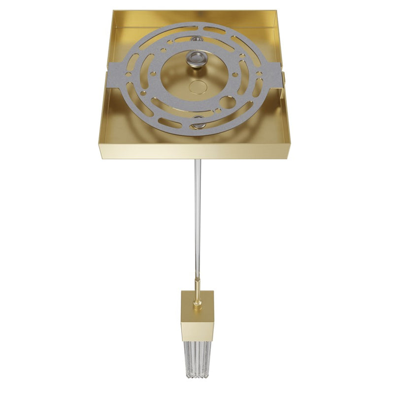 Avenue Lighting Boa 1 Light 120" Pendant, Brushed Brass - HF1901-1-BOA-BB