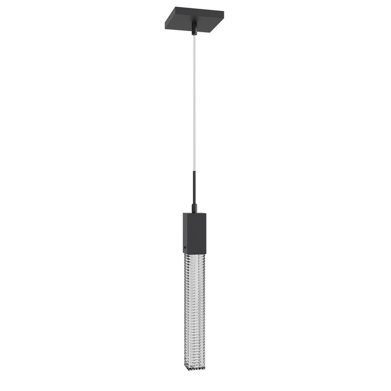 Avenue Lighting Boa 1 Light 120" Pendant, Black