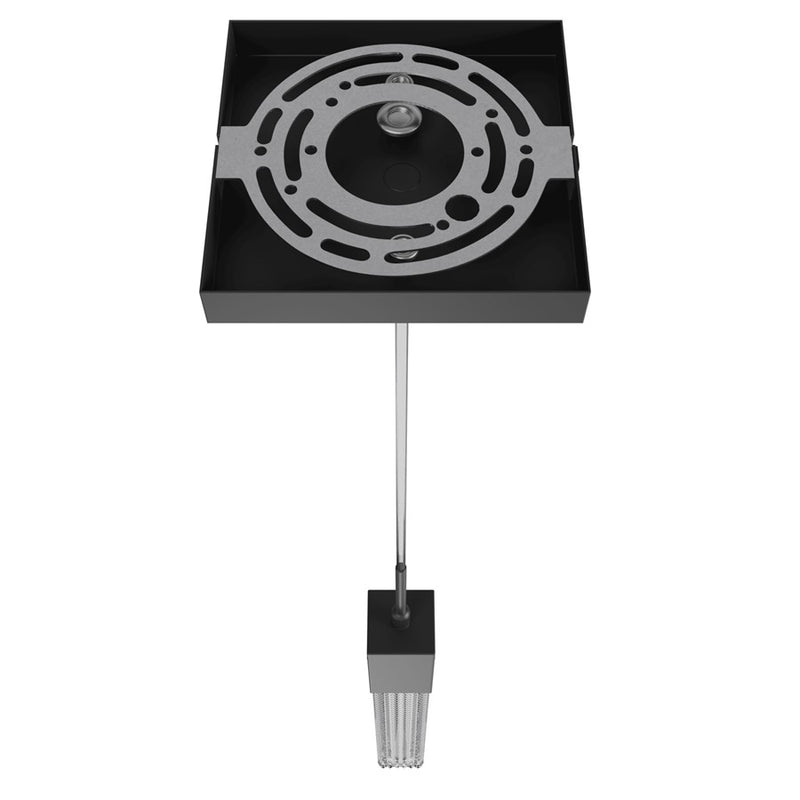 Avenue Lighting Boa 1 Light 120" Pendant, Black