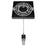 Avenue Lighting Boa 1 Light 120" Pendant, Black