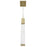 Avenue Original Glacier 1Lt 120" Pendant, Brass/Bubbled Crystal