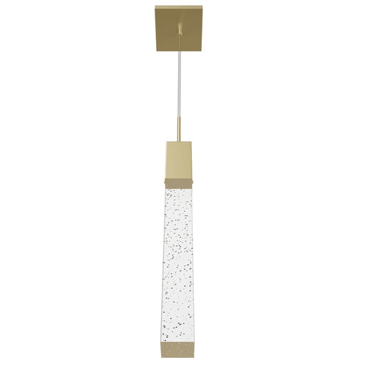 Avenue Original Glacier 1Lt 120" Pendant, Brass/Bubbled Crystal