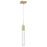 Avenue Original Glacier 1Lt 120" Pendant, Brass/Clear Crystal