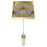 Avenue Original Glacier 1Lt 120" Pendant, Brass/Clear Crystal