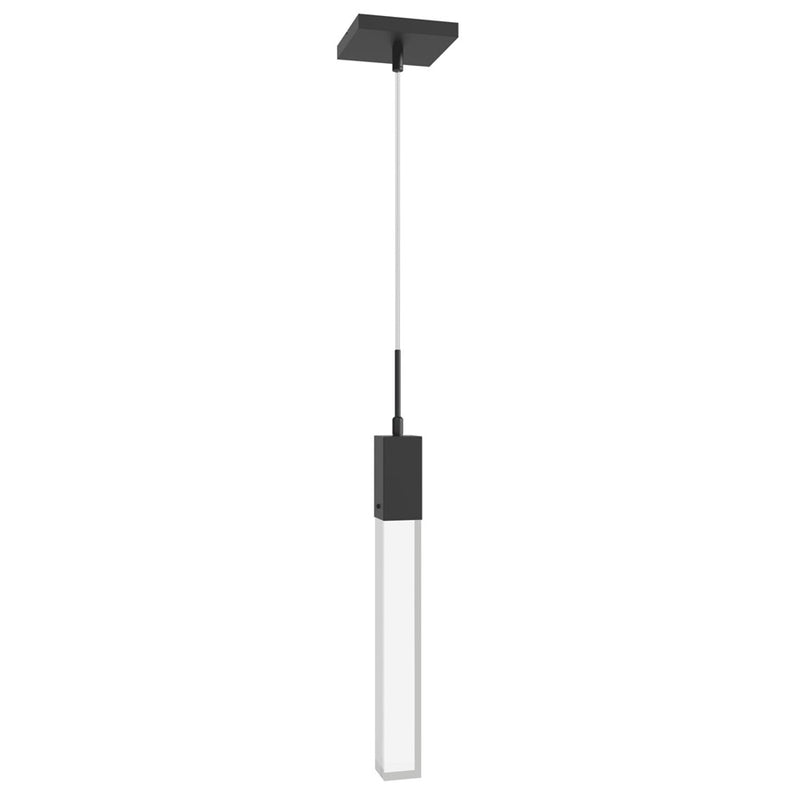 Avenue Original Glacier 1Lt 120" Pendant, Black/Clear Crystal