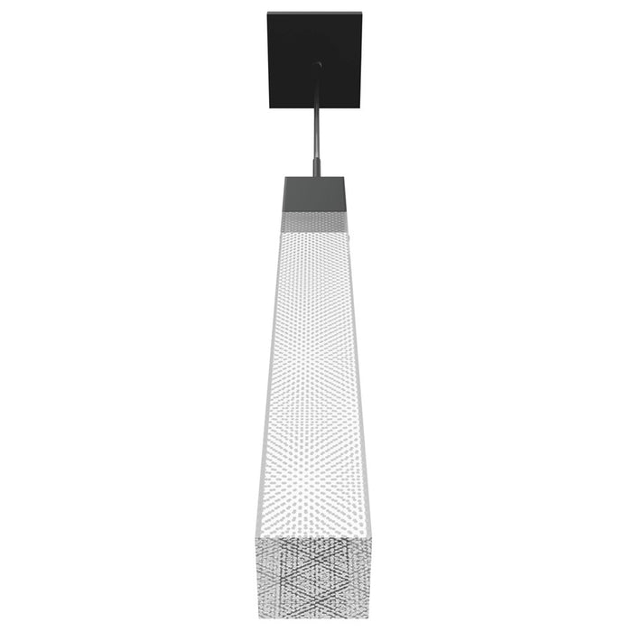 Avenue Original Glacier 1Lt 120" Pendant, Black/Snow