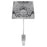 Avenue Original Glacier 1Lt 120" Pendant, Chrome/Crystal