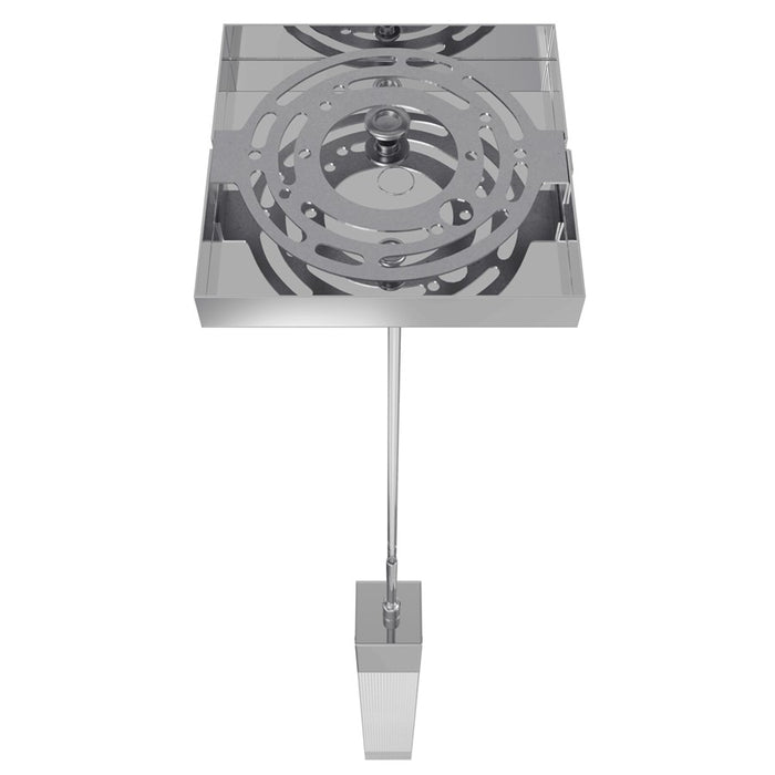 Avenue Original Glacier 1Lt 120" Pendant, Chrome/Snow