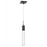 Avenue Original Glacier 1Lt 120" Pendant, Bronze/Crystal