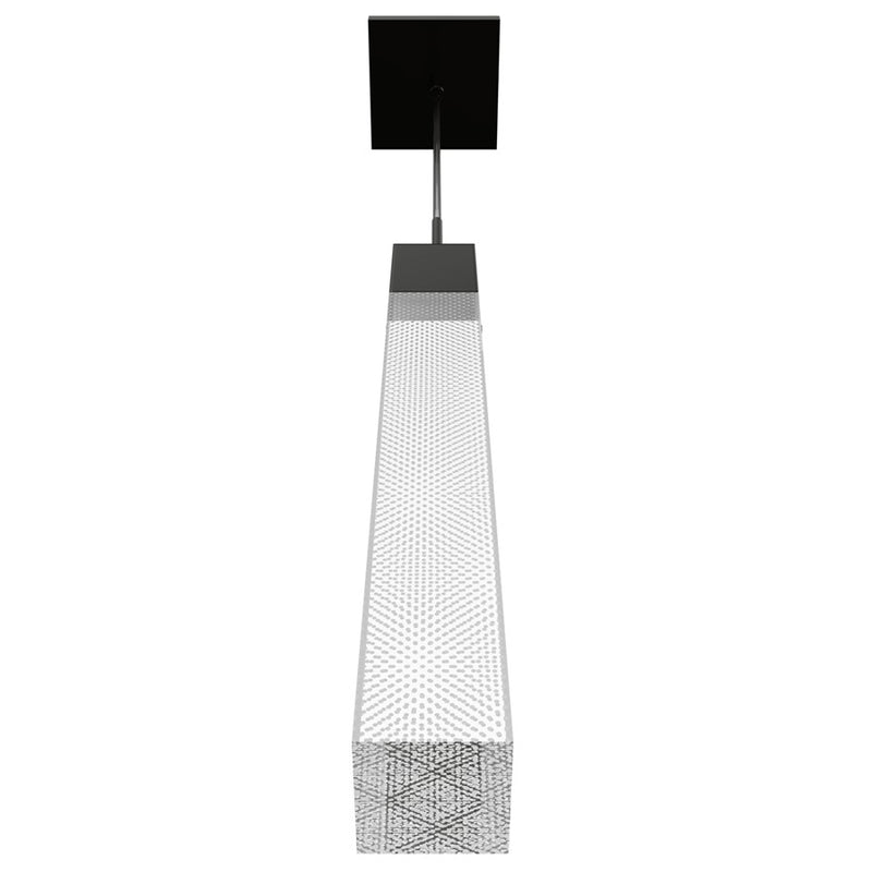 Avenue Original Glacier 1Lt 120" Pendant, Bronze/Snow - HF1901-1-GL-DBZ-SNW