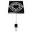Avenue Original Glacier 1Lt 120" Pendant, Bronze/Snow