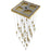 Avenue Lighting Aspen 41Lt 170" Pendant, Brass/Bubbled Crystal