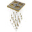 Avenue Lighting Aspen 41Lt 170" Pendant, Brass/Clear Crystal