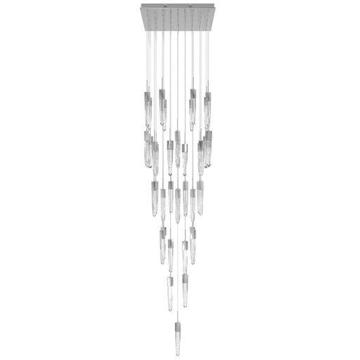 Avenue Lighting Aspen 41Lt 170" Pendant, Chrome/Bubble Crystal - HF1903-41-AP-CH