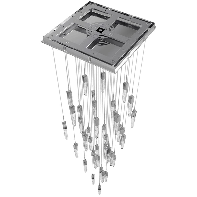 Avenue Lighting Aspen 41Lt 170" Pendant, Chrome/Bubble Crystal - HF1903-41-AP-CH