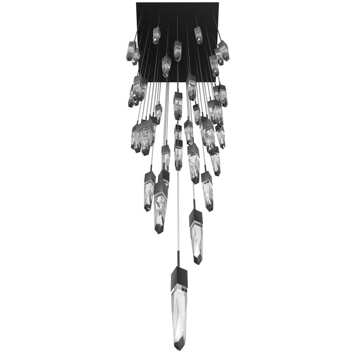 Avenue Lighting Aspen 41Lt 170" Pendant, Bronze/Crystal