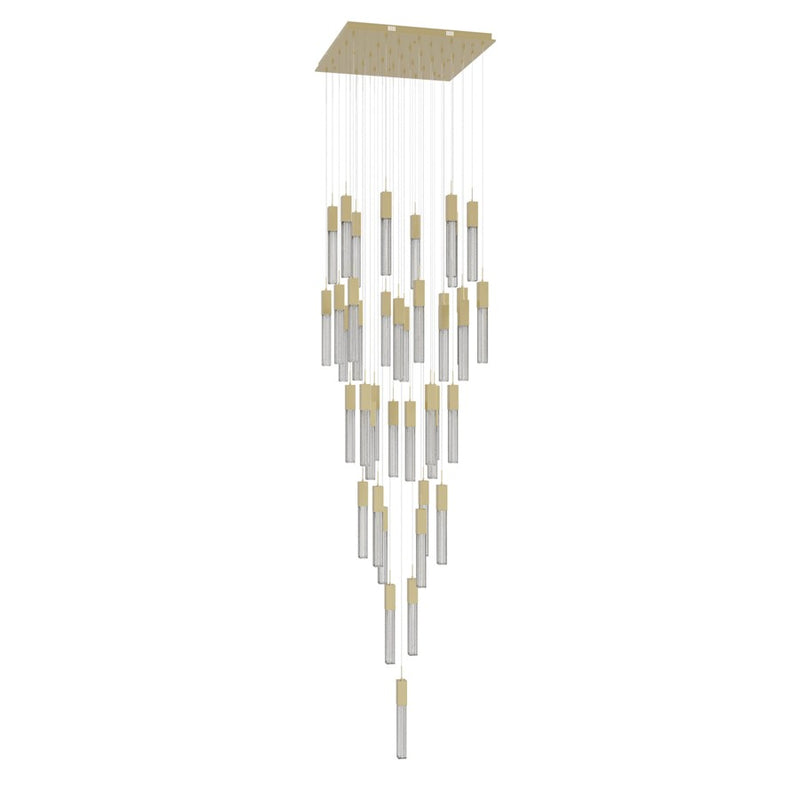 Avenue Lighting Boa 41Lt 174" Pendant/Multi Port, Brass - HF1903-41-BOA-BB