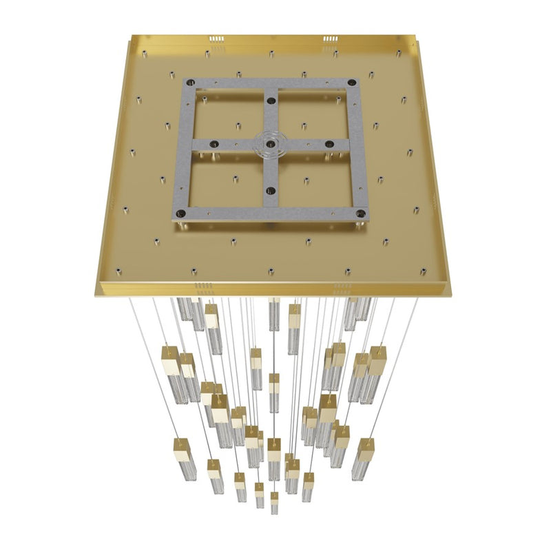 Avenue Lighting Boa 41Lt 174" Pendant/Multi Port, Brass - HF1903-41-BOA-BB