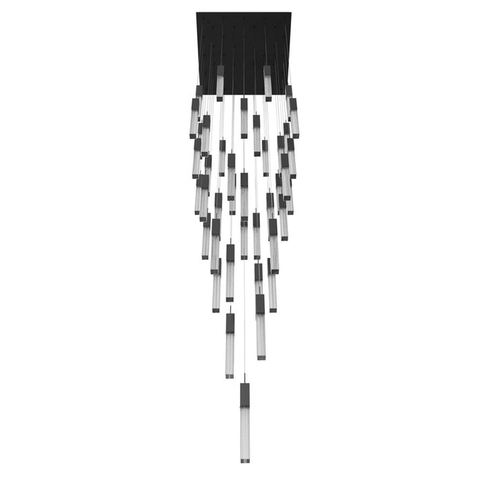 Avenue Lighting Boa 41 Light 174" Pendant/Multi Port , Black