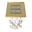 Avenue Original Glacier 41Lt 174" Pendant, Brass/Bubble