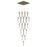 Avenue Original Glacier 41Lt 174" Pendant, Brass/Snow