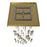 Avenue Original Glacier 41Lt 174" Pendant, Brass/Snow