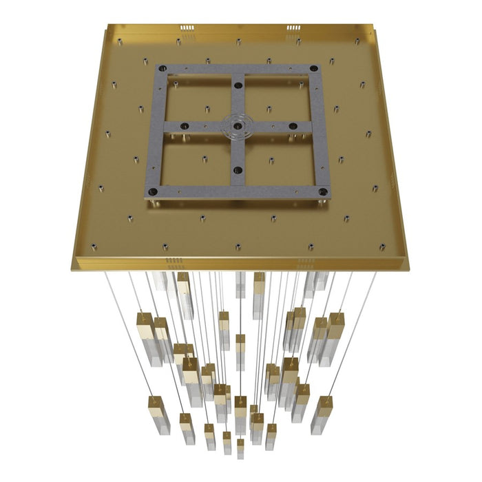 Avenue Original Glacier 41Lt 174" Pendant, Brass/Snow