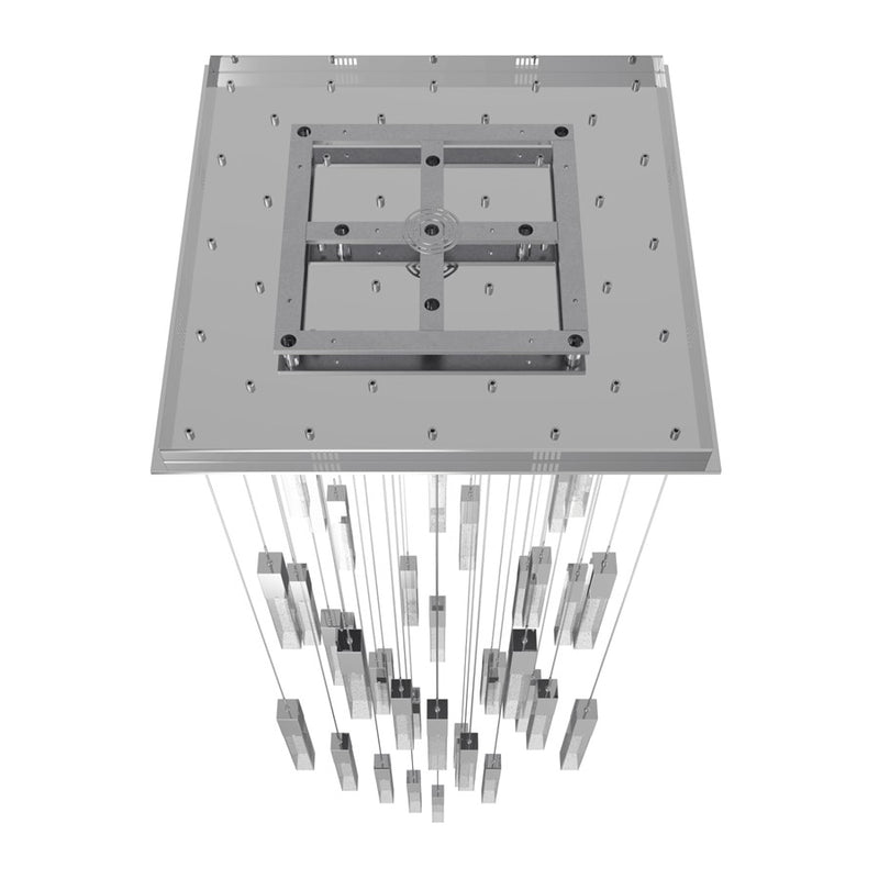 Avenue Original Glacier 41Lt 174" Pendant, Chrome/Bubble