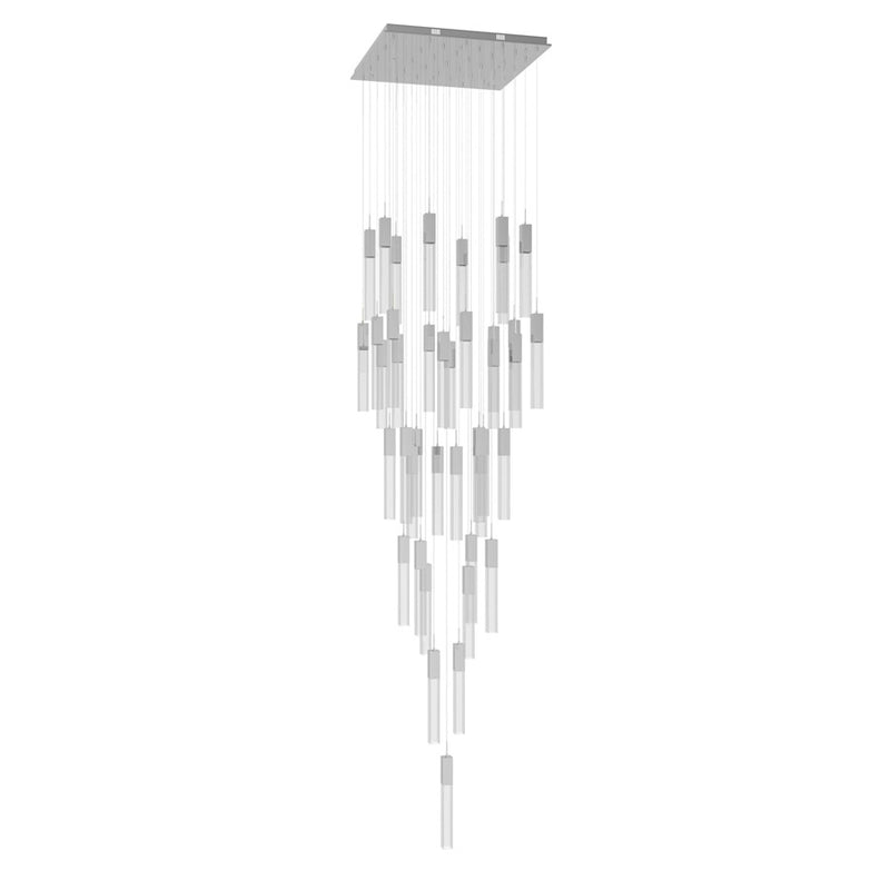 Avenue Original Glacier 41Lt 174" Pendant, Chrome/Crystal - HF1903-41-GL-CH-C
