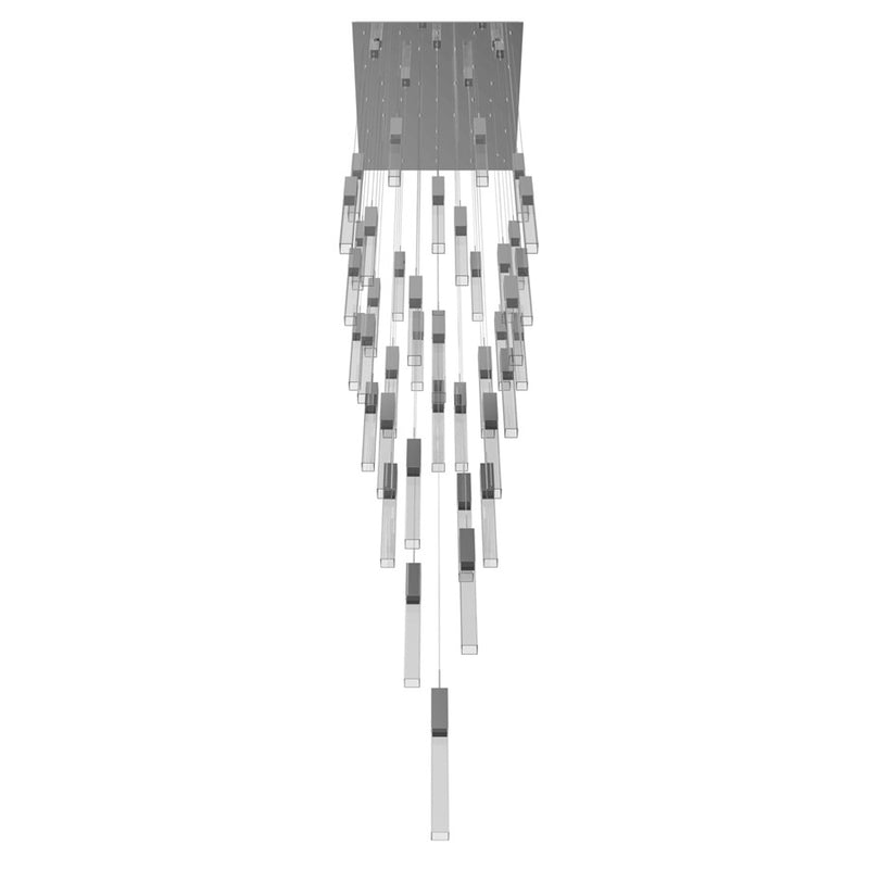 Avenue Original Glacier 41Lt 174" Pendant, Chrome/Crystal - HF1903-41-GL-CH-C