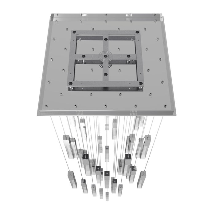 Avenue Original Glacier 41Lt 174" Pendant, Chrome/Crystal