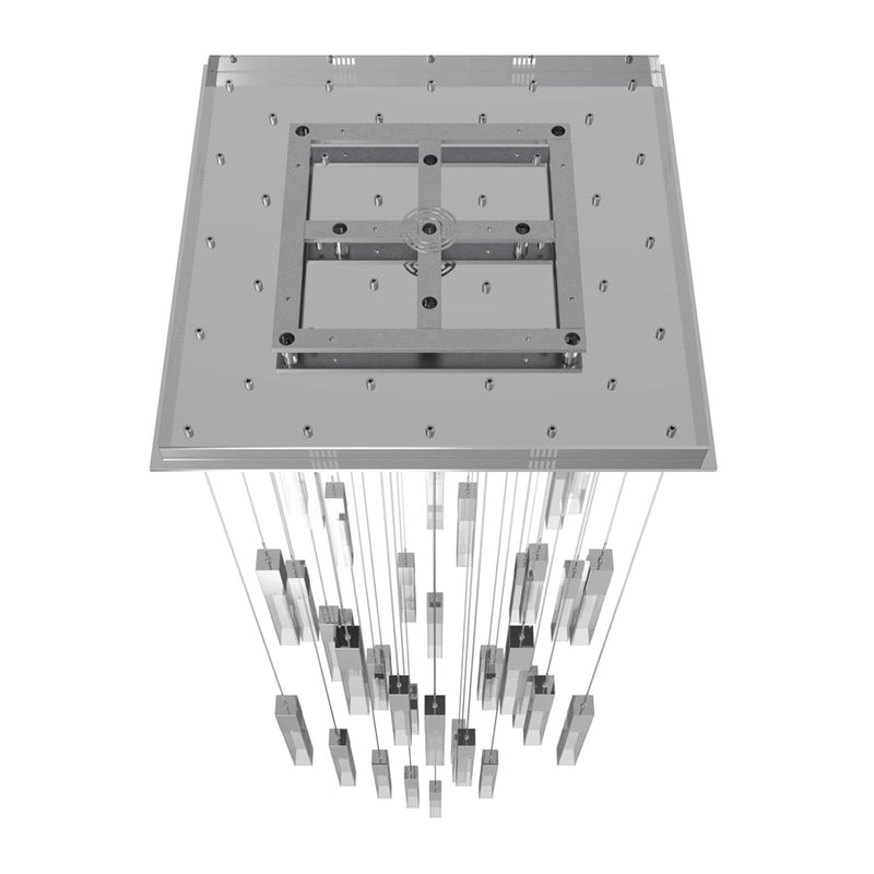 Avenue Original Glacier 41Lt 174" Pendant, Chrome/Crystal - HF1903-41-GL-CH-C