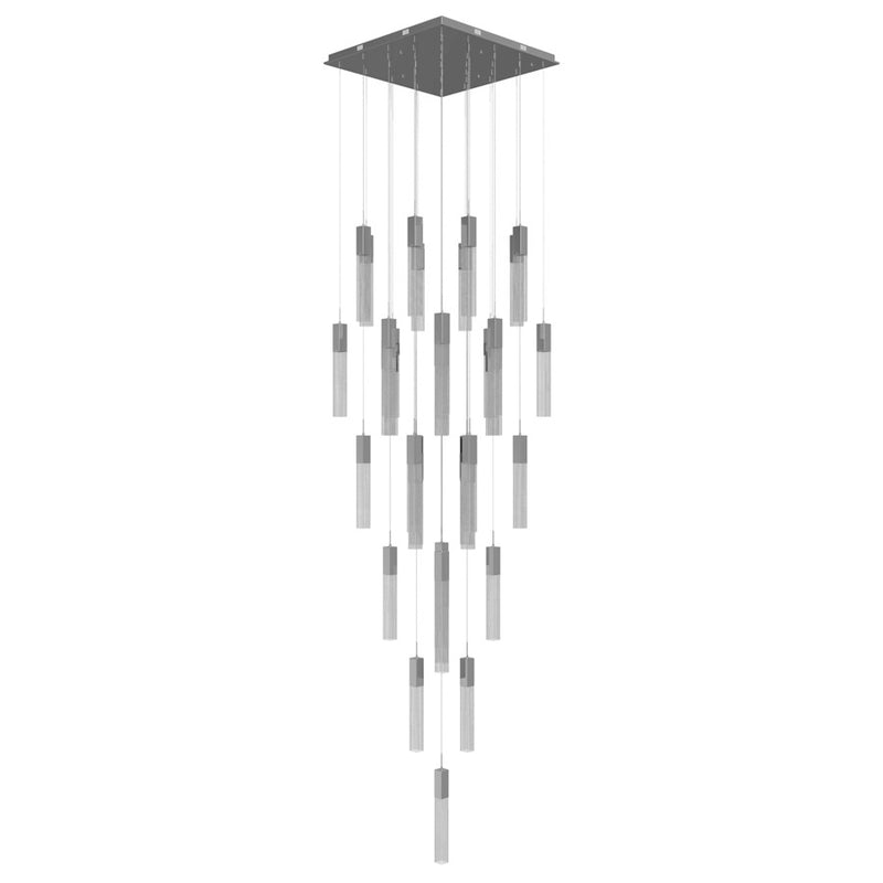 Avenue Original Glacier 41Lt 174" Pendant, Chrome/Snow