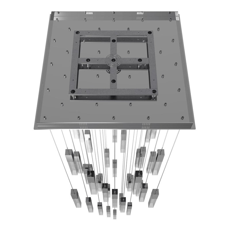 Avenue Original Glacier 41Lt 174" Pendant, Chrome/Snow