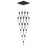 Avenue Original Glacier 41Lt 174" Pendant, Bronze/Snow